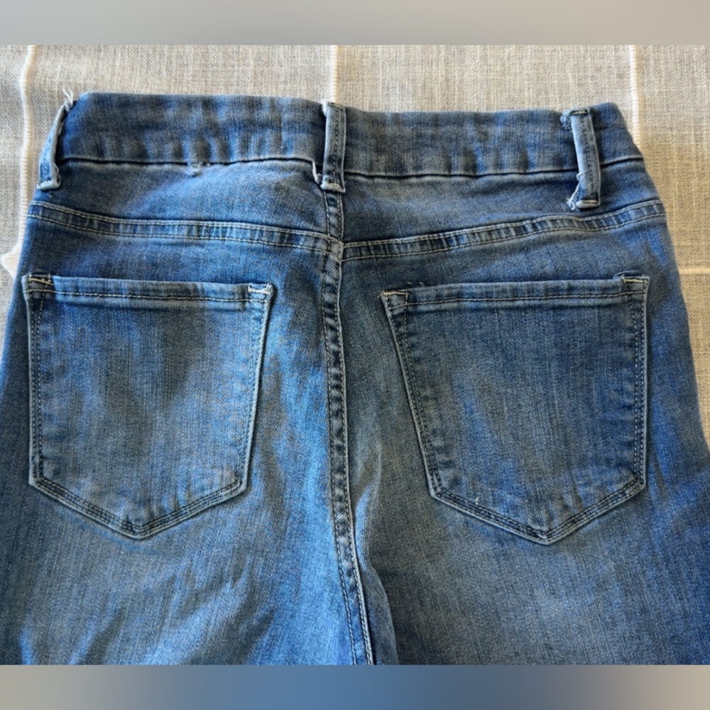 Vervet Women's Classic Blue Wide Leg Jeans